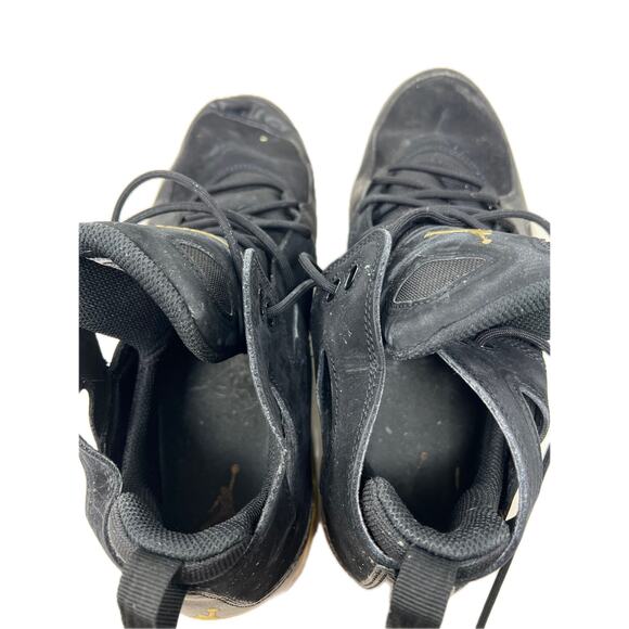 Nike Jordan Flight Club 91 Black Metallic Gold 2021 Mens 11 - Picture 6 of 7